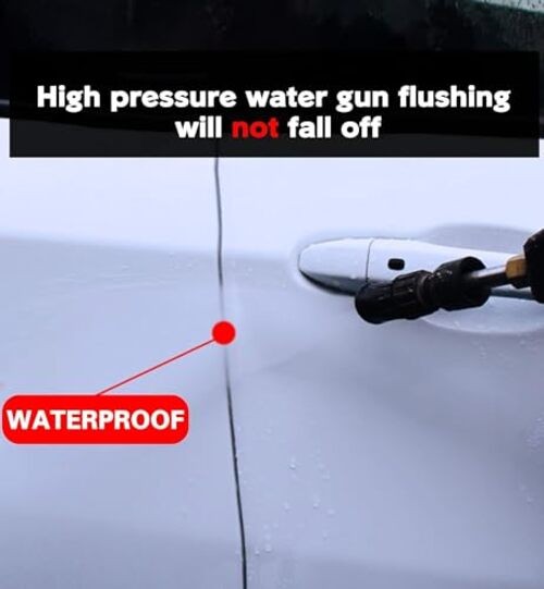 Car Door Edge Guard Invisible Automotive Door Sill 33Ft x 2.75″ Transparent