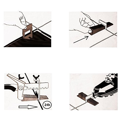 Tile Leveling System Clips – 400 Pcs Clips(1/32″ (1mm))