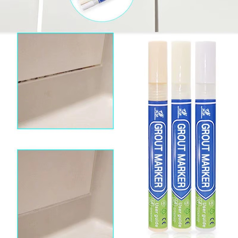 Waterproof Tile Grout Pen for Seam Repair and Cleaning – Bathroom & Floor Use