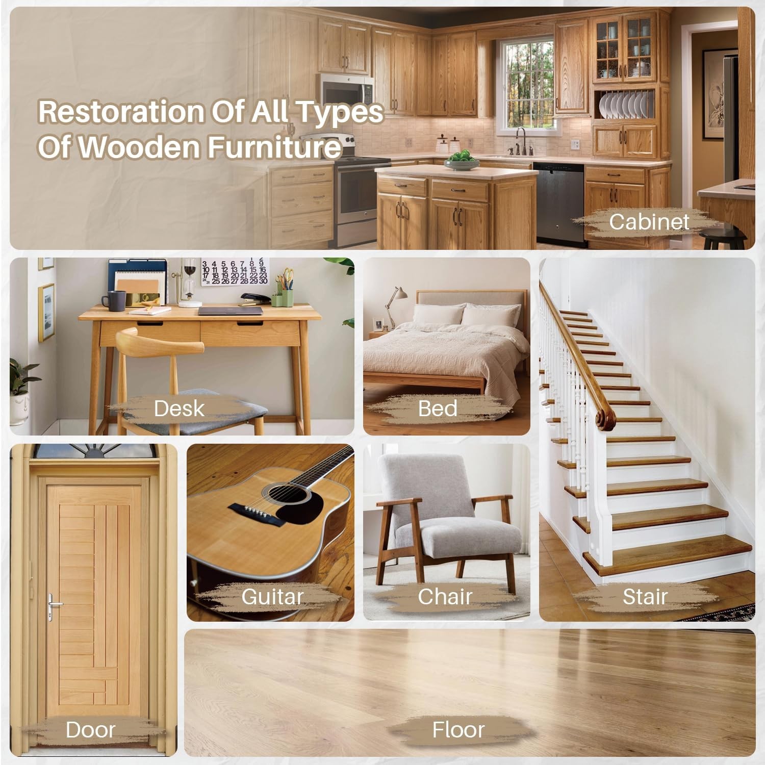 Laminate Floor Repair Kit, Wood Furniture Repair Kit with 11 Colors Hardwood