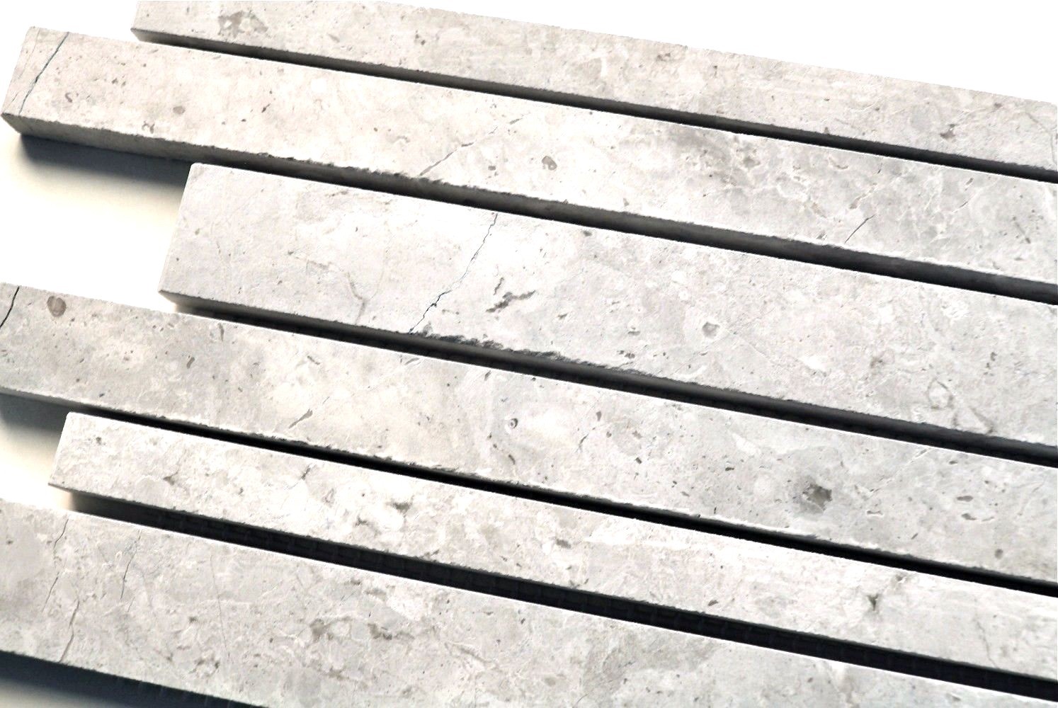 Grey Marble Stripe 6×12 Matchstick Mosaic Decorative Wall Tile Backsplash