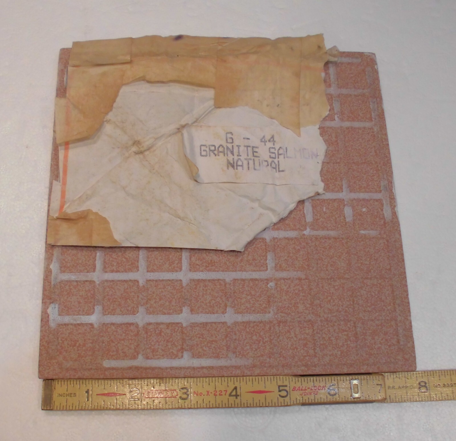 1 pc. Speckled Granite Salmon – Maroon: 8″ Porcelain-Italian-Floor-Tile, New