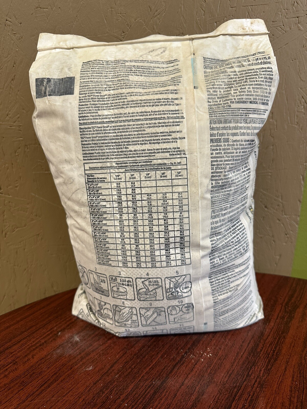 Tec Power Grout TA-550 25 lb Bag, Tec Power-grout Color 985 Sand – Discontinued