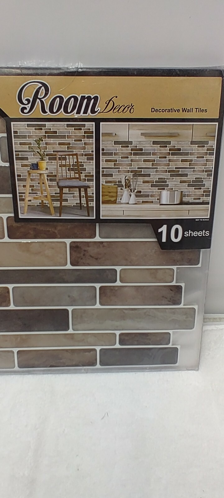 Peel & Stick Vinyl 3D Tile Stickers LAK1273us LongKing Self-Adhesive Decorative