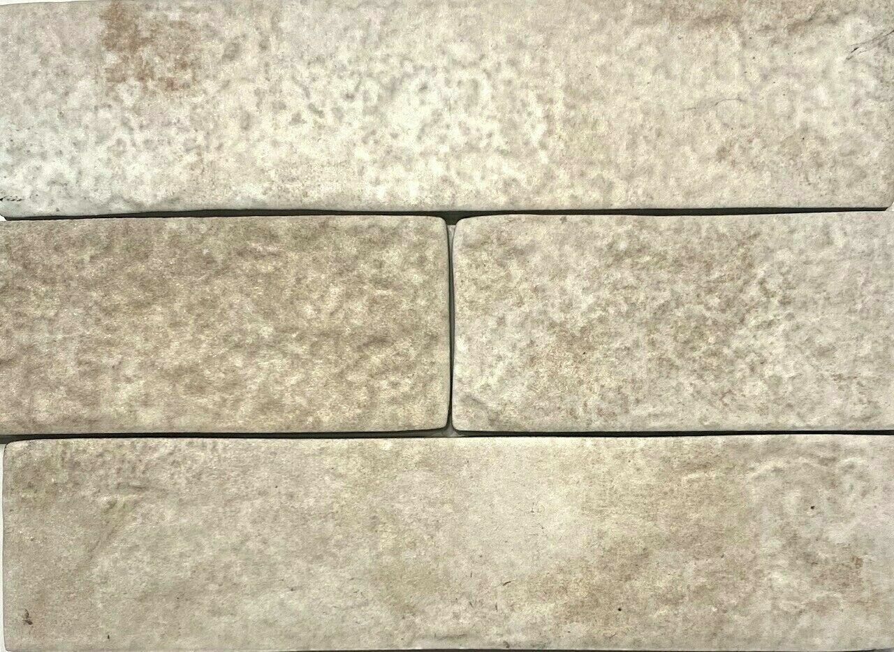 2.5″ x10″ Manhattan Kraft Blend Brick Porcelain Tile (BOX OF 10)
