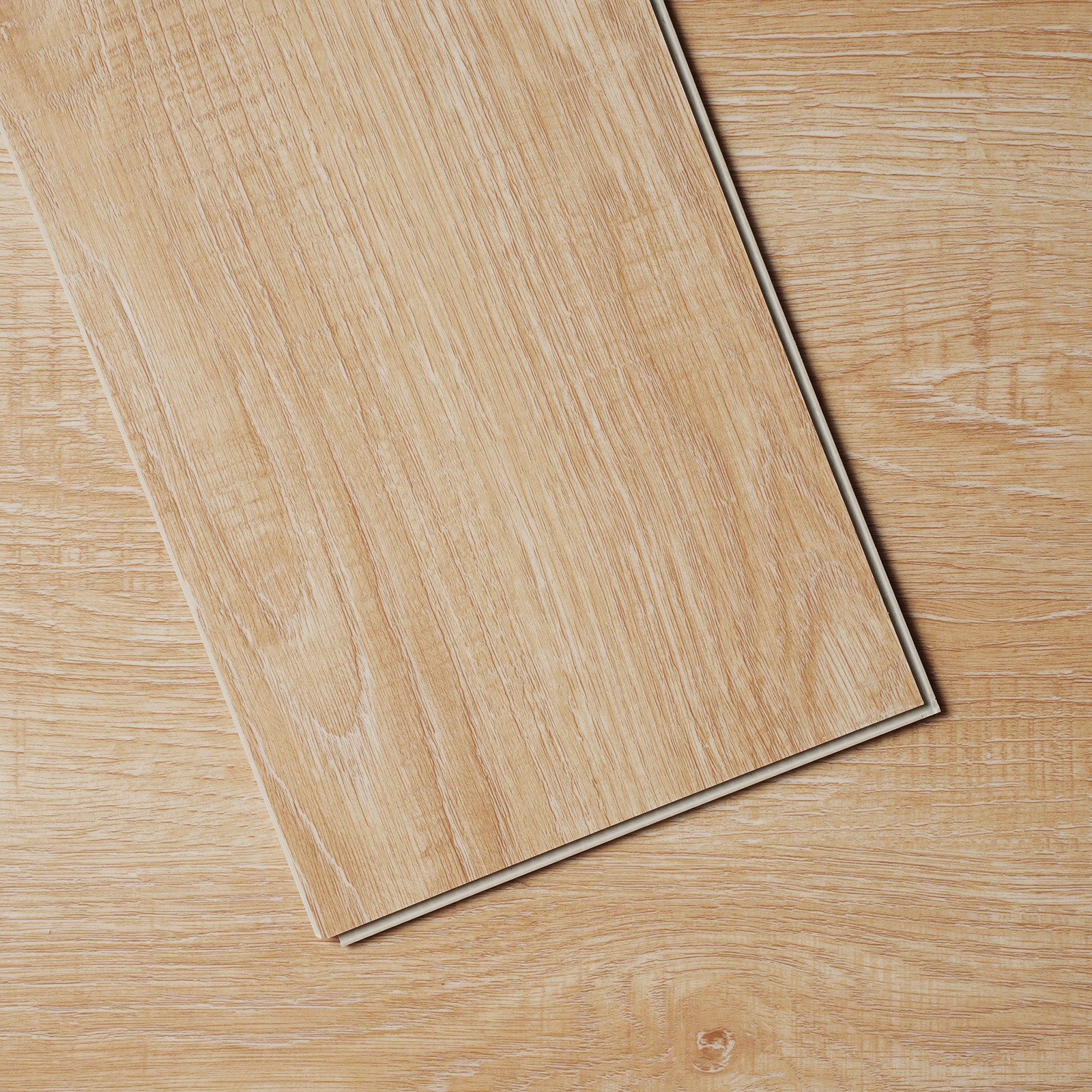 VEVOR Interlocking Vinyl Floor Tiles 10PCS 5.5mm Thick Natural Wood Grain