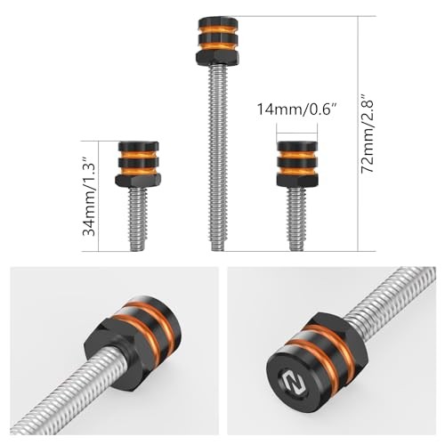 Orange Fairing Trim Screws Windshield Mounting Nails Compatible with orange