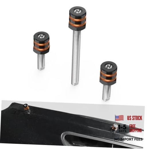 Orange Fairing Trim Screws Windshield Mounting Nails Compatible with orange
