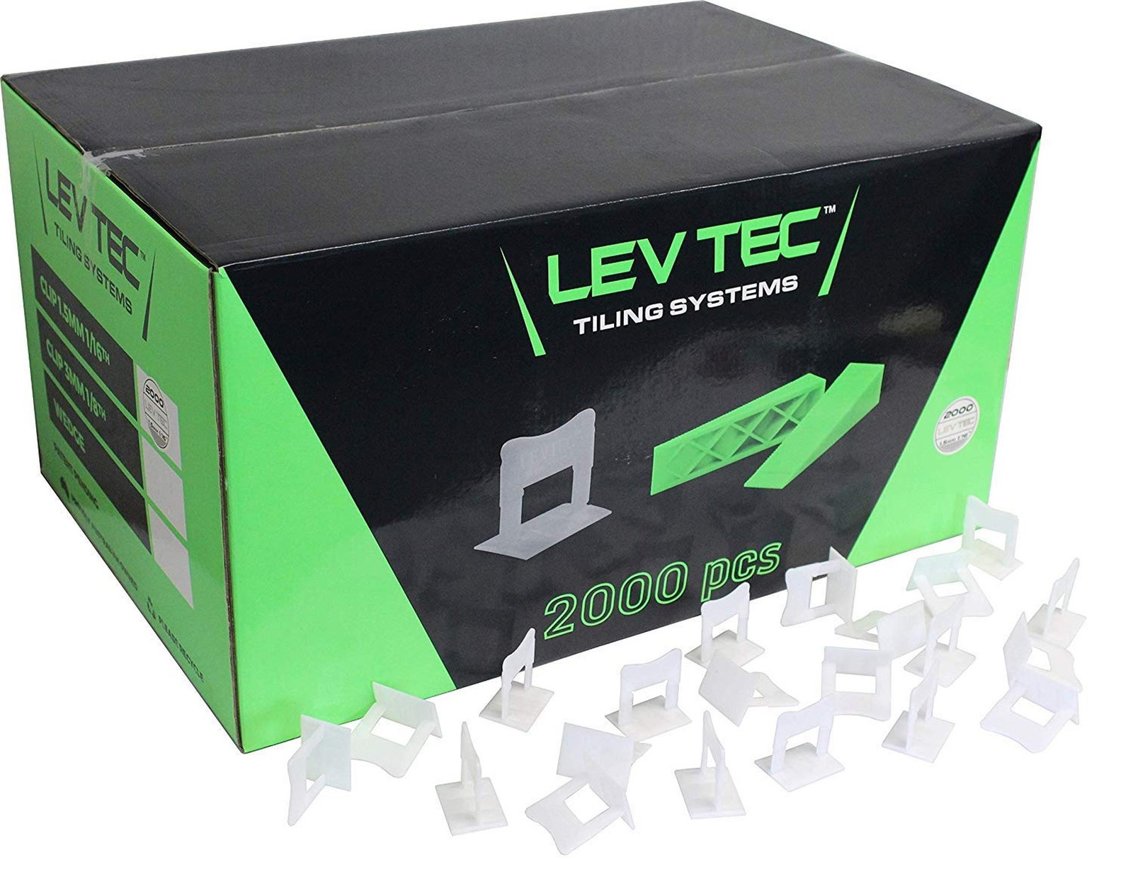 RTC Products LevTec 1/16 Inch Bathroom/Kitchen Tile & Flooring Plastic Leveli…