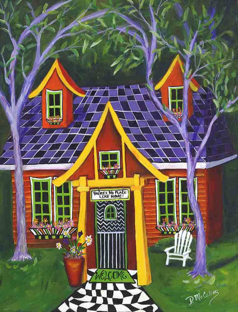 Home Accent & Decor Tile Debbie McCulley Art POV-DM025AT