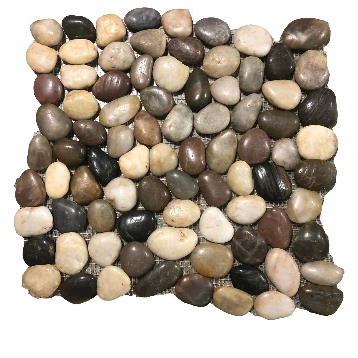 12×12 Tile Mixed Colors Pebble Shower Remodel Stone BOX OF 5 T-14