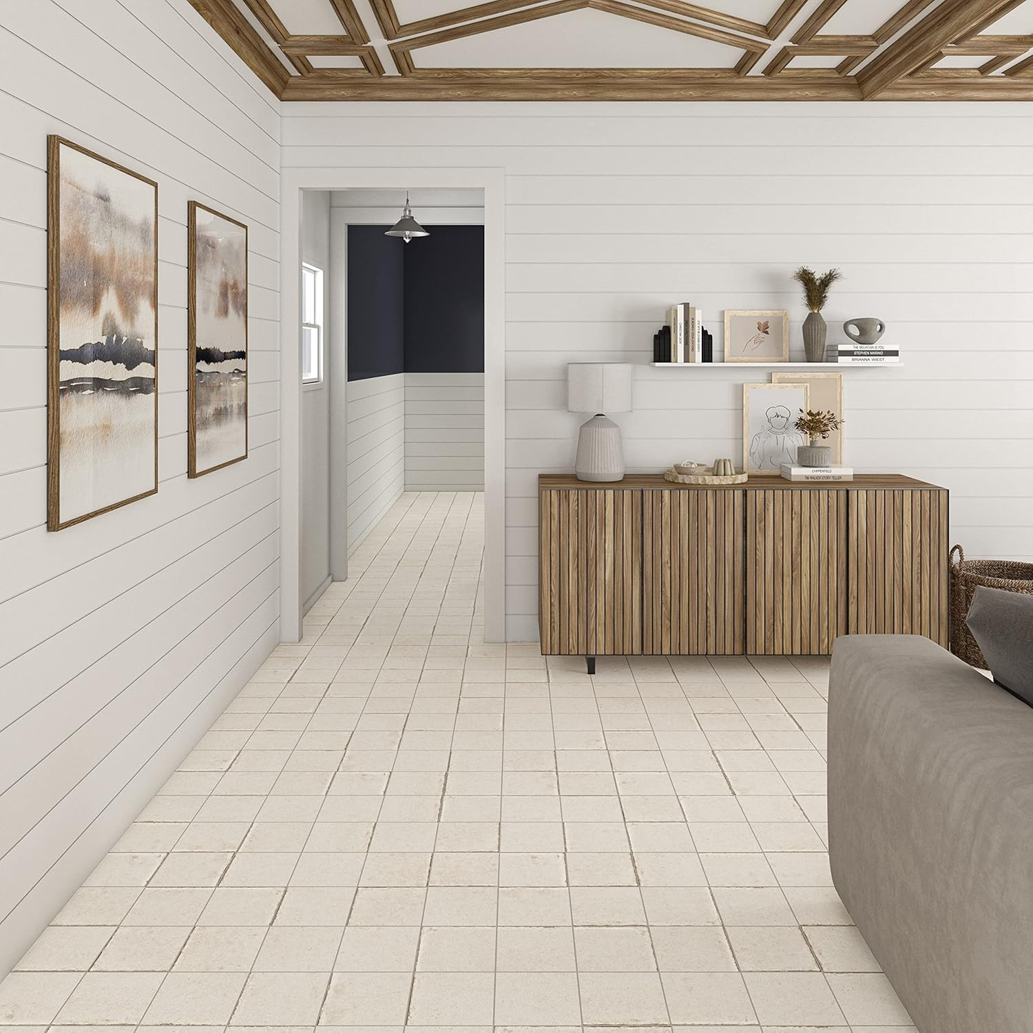 Elegant 8″ x 8″ Porcelain Floor Tile – Ideal for Any Room!