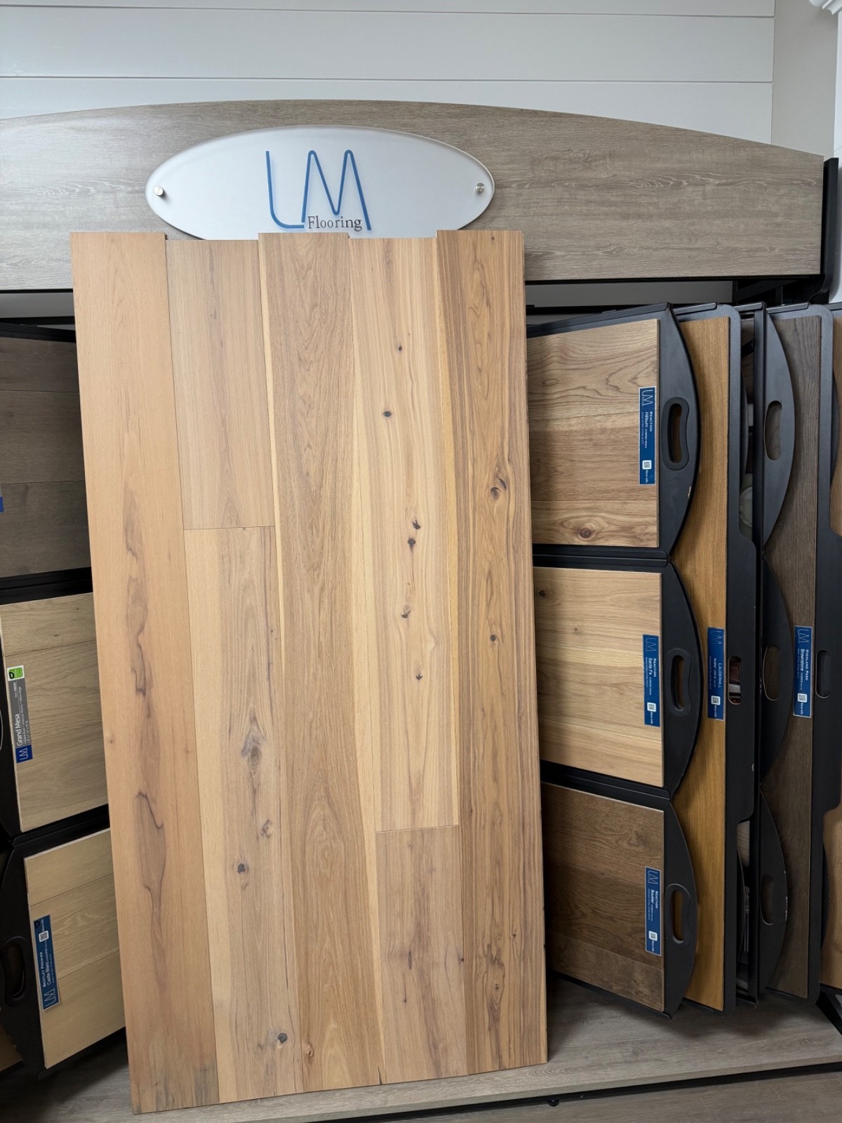 LM Big Sands 1/2″ thick 7.5″W Premium Hickory Engineered Hardwood $3 per sq ft!