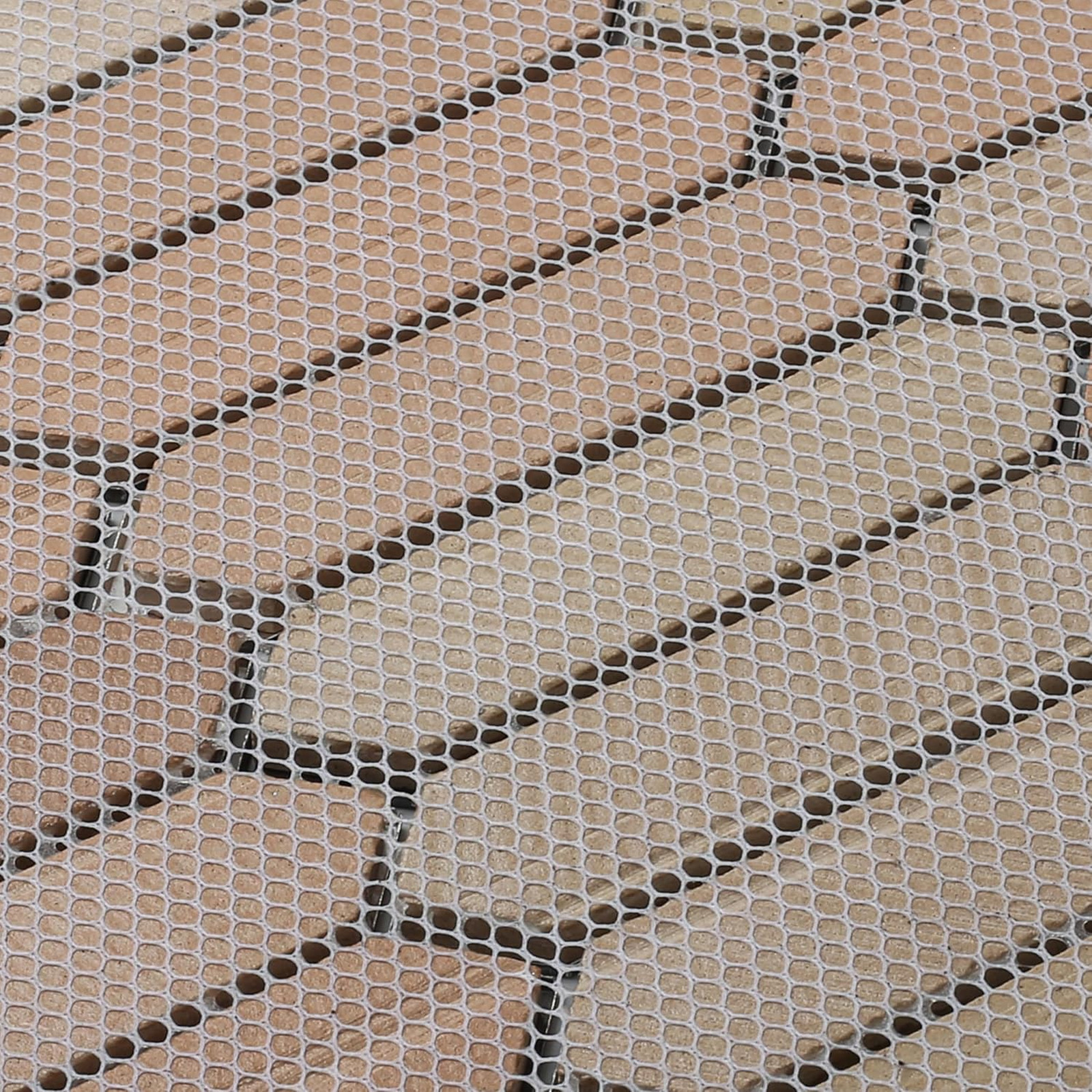 Champagne Gold Hexagon Mosaic Tiles, Metal Stainless Steel, 12×12 Inches, Pack