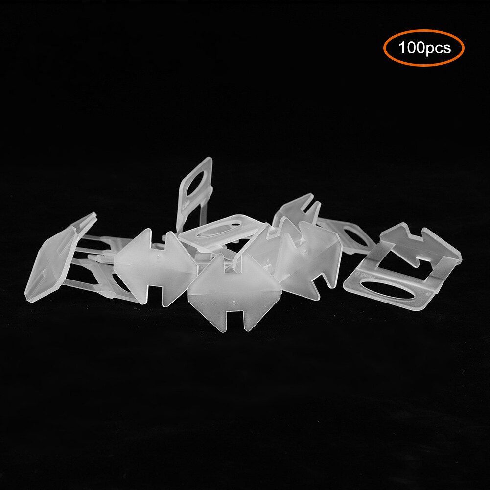 100pcs Tile Leveling System Leveler Spacers 0.5mm For 3-15mm Tile Thickness CST