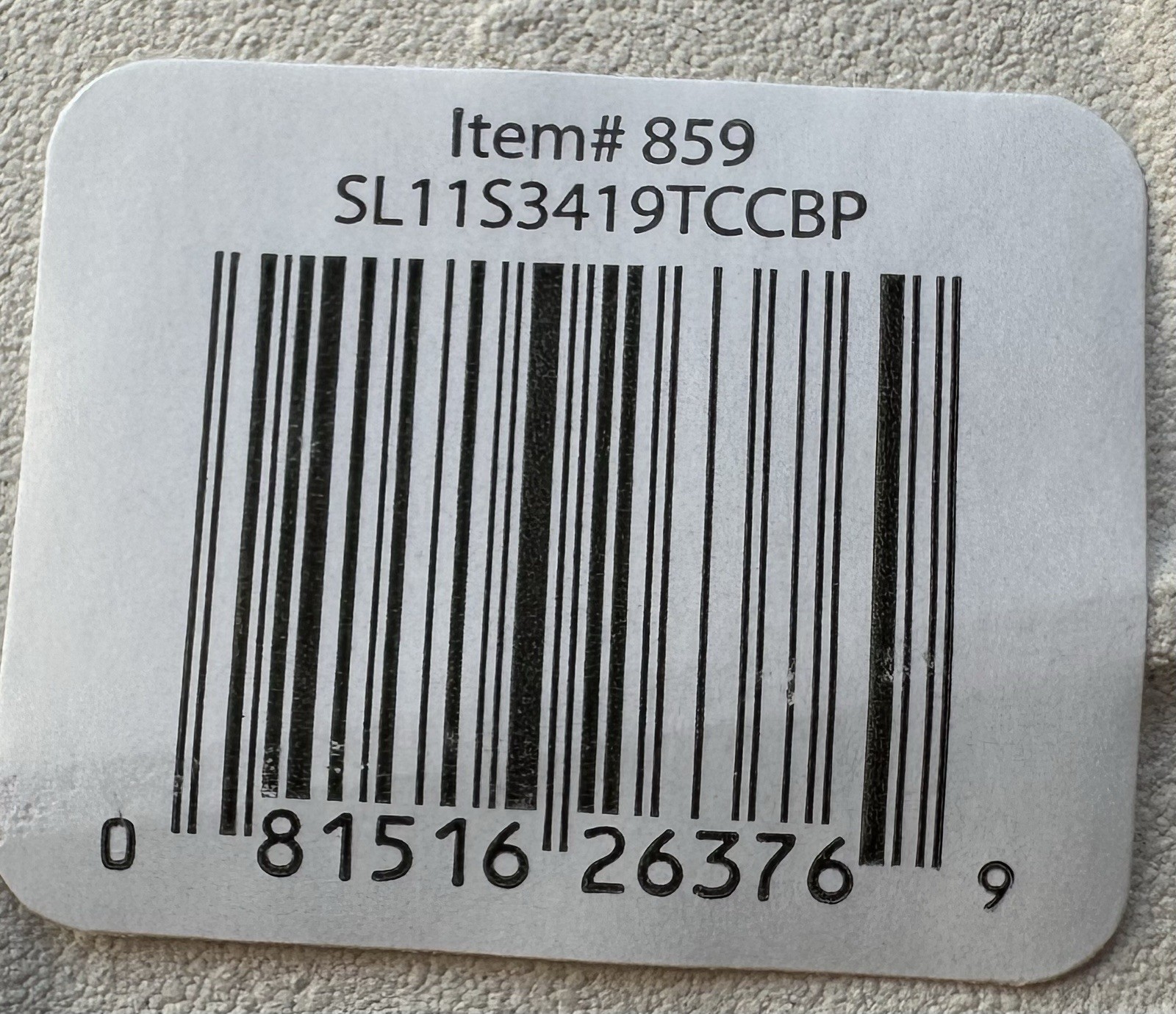 1 pc. #SL11 Biscuit: Glossy Bullnose Top cove/base Ceramic Tile: 4-1/4″ X 6″ NEW