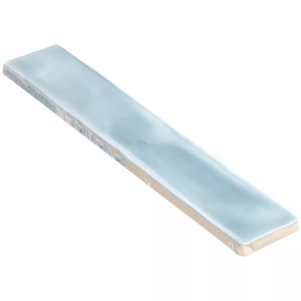 Newport Light Blue 2 In. X 10 In. X 11Mm Polished Ceramic Subway Wall Tile (40 P