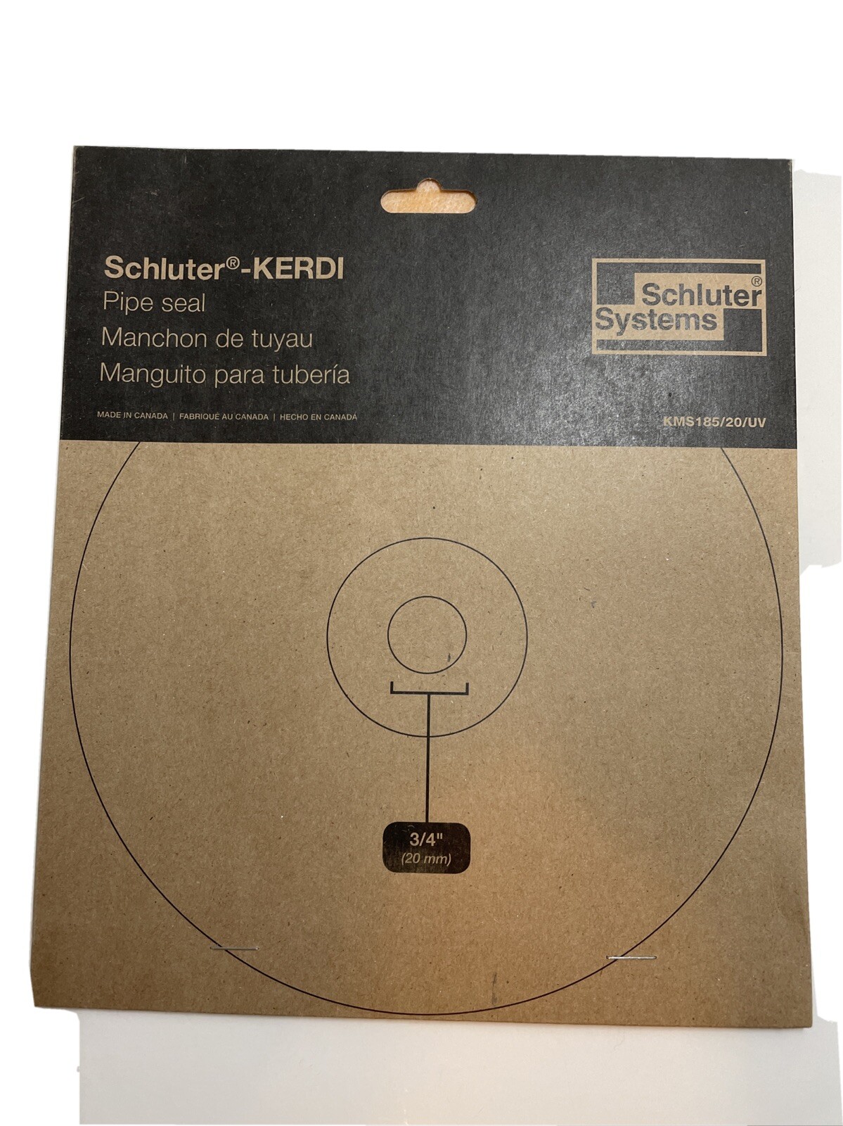 Schluter Kerdi Pipe Seal 3/4″ waterproof for tile New