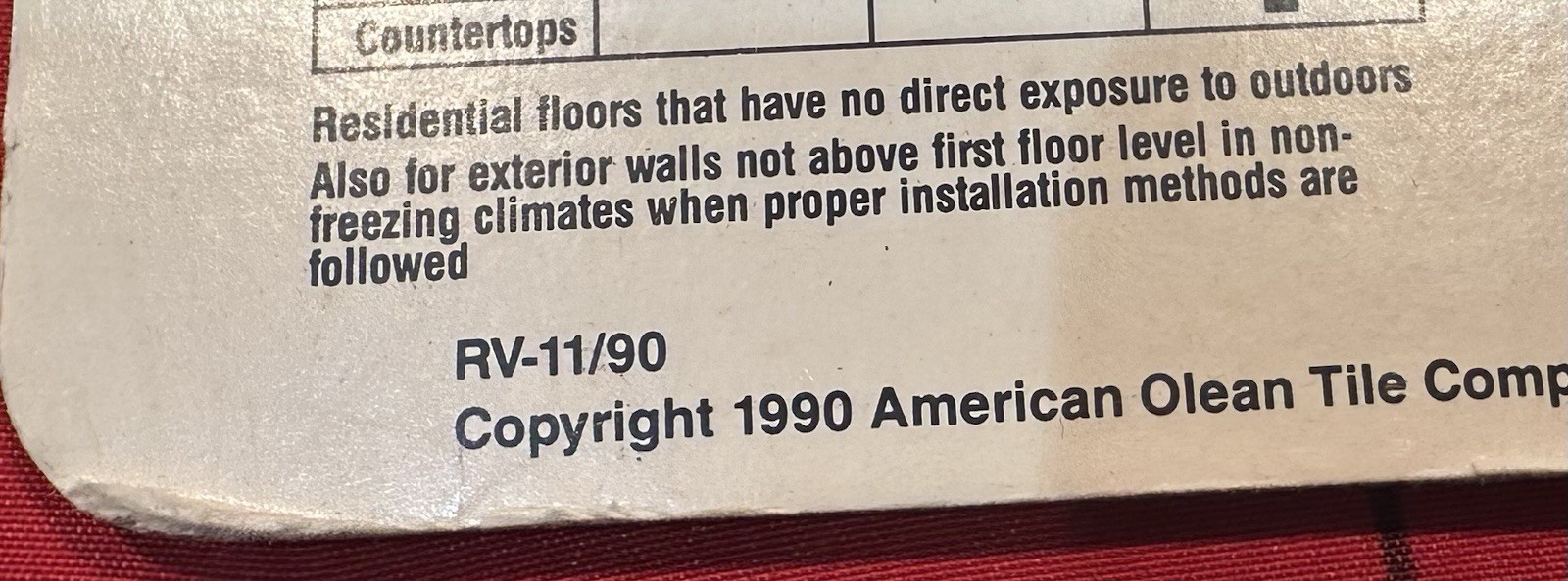 1 pc. Octagon Ceramic Tile 4-1/4″: White Crystalline by American Olean Co. NEW