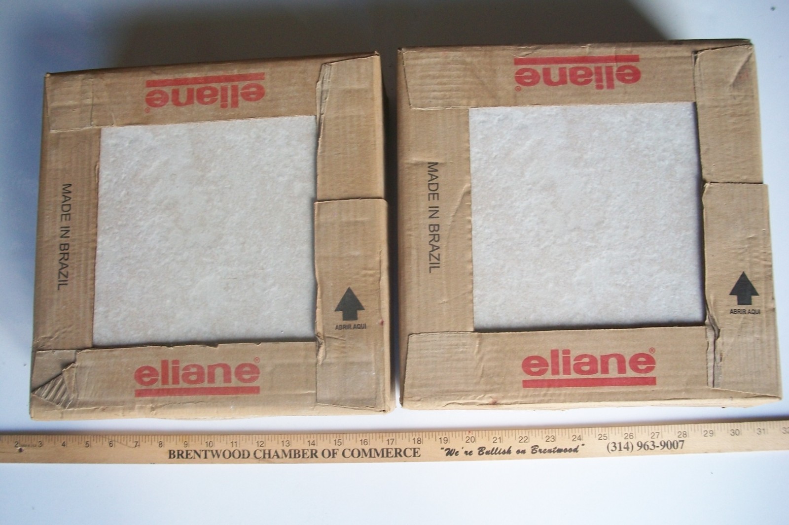 (NOS) ELIANE Floor & Wall Tile 12×12″ Sierra Bone 2 Boxes Of 16 (32+ 4 Extra)