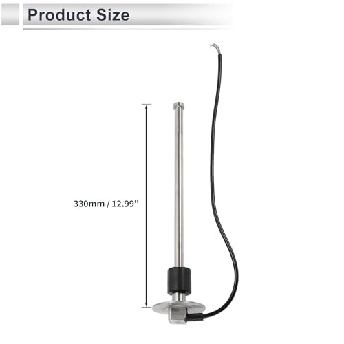 1set Fuel Sending Unit and Gauge Kit 330mm Length Boat Fuel Sending Unit 12.99″