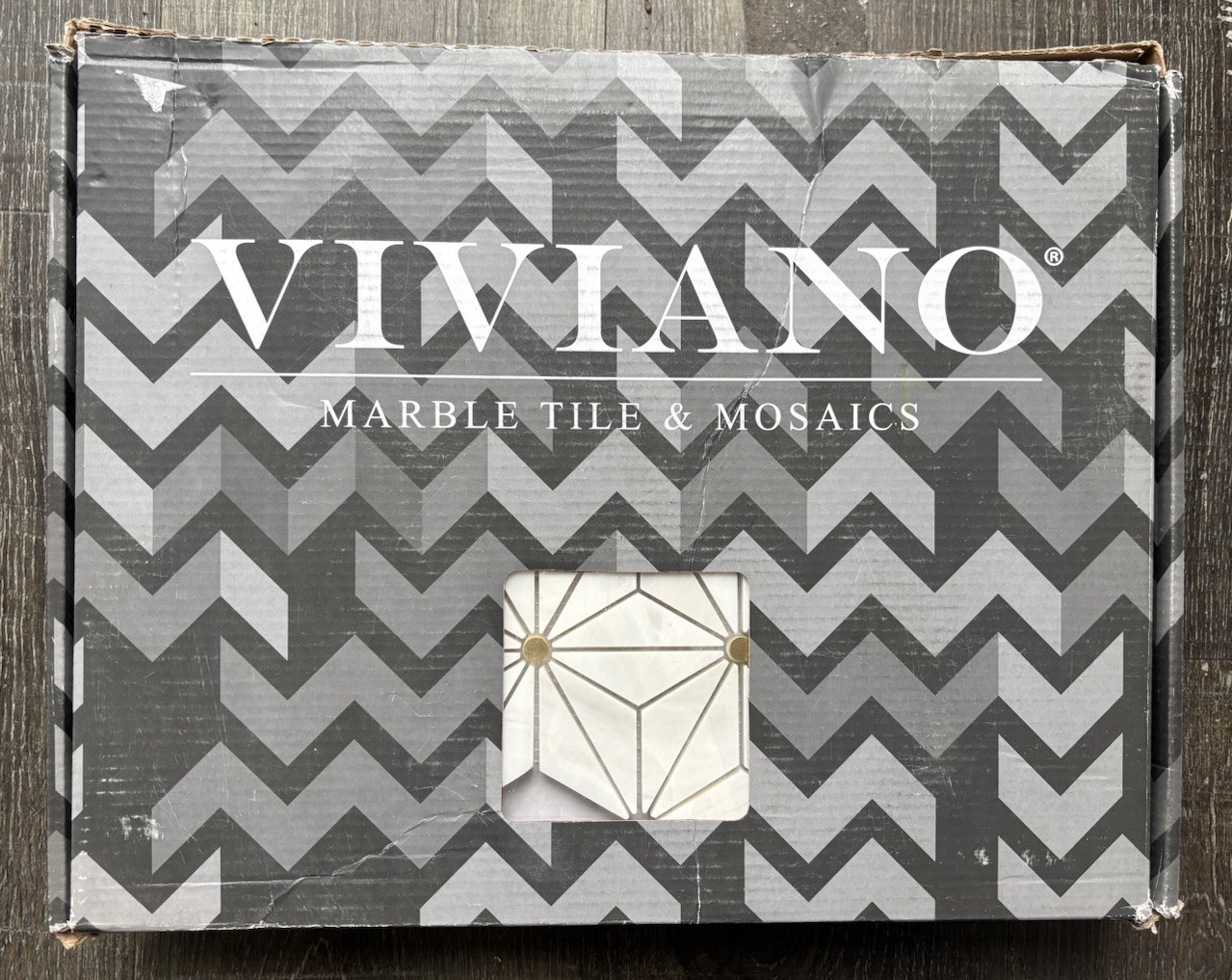 Nova Dolomite Brass Polished Marble Mosaic Insert Tile Wall Backsplash 5 Sheets