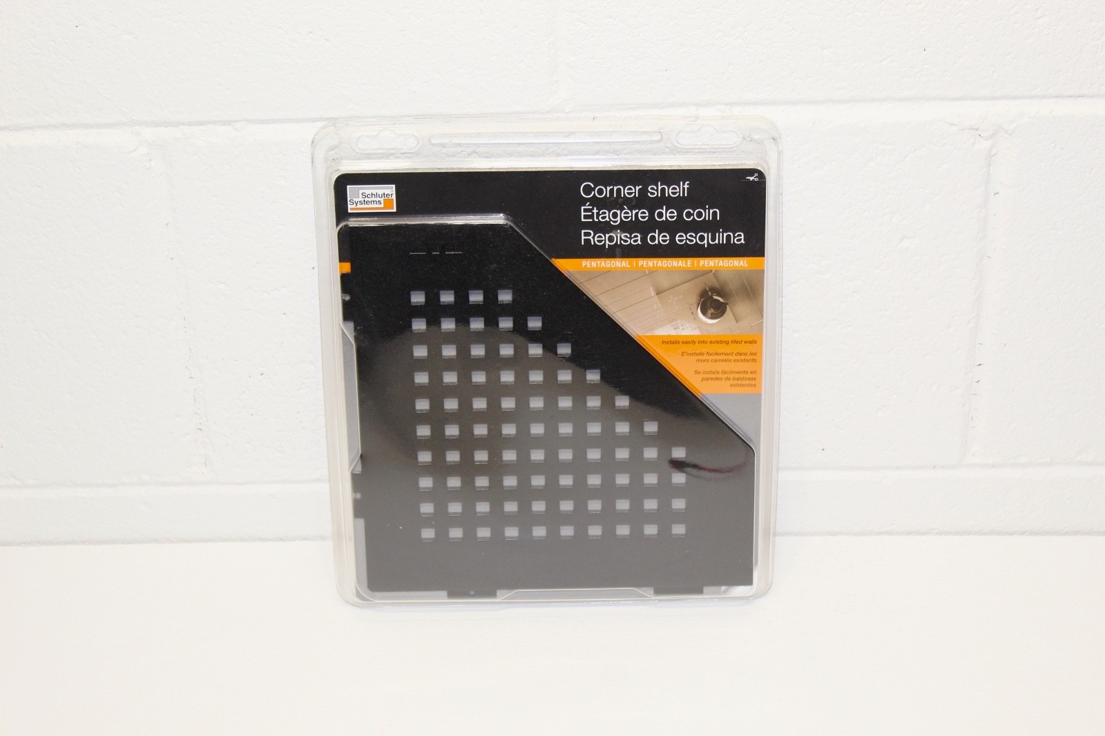 Schluter Systems Shelf Pentagon Corner Matte Black SES2D3MGS