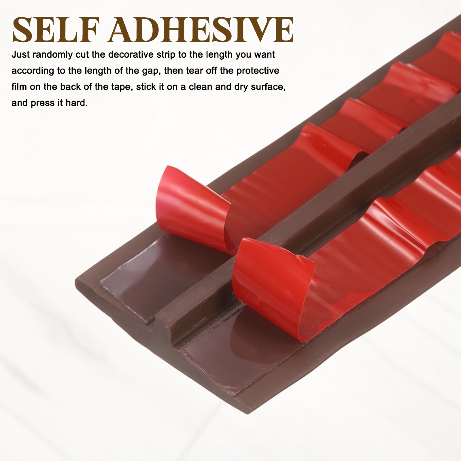T-Molding Transition Strip 16.4 Ftx1.57″ Flooring Edging Trim Brown