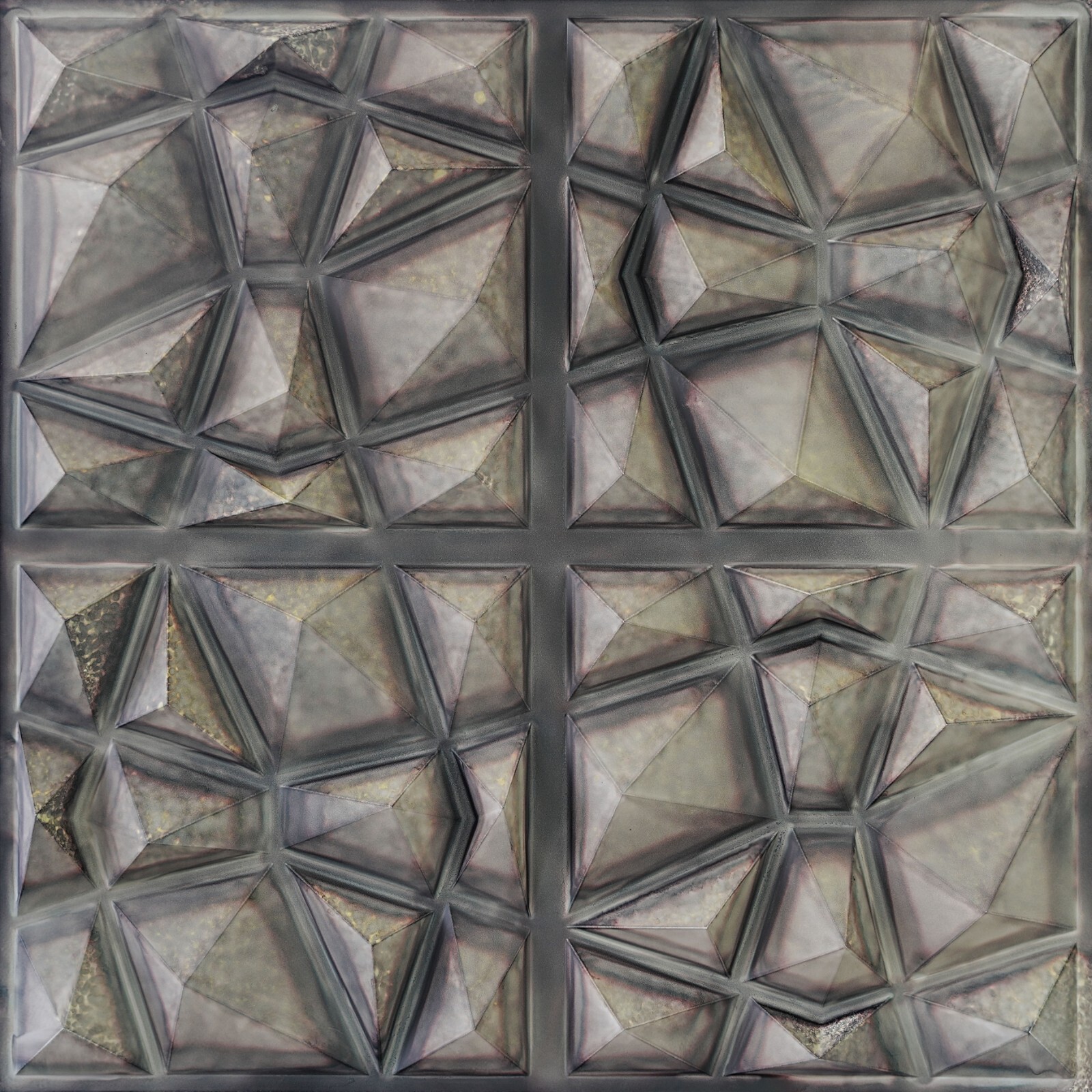 3D Embossed PVC Tin Ceiling Tiles Faux Tin Painting Panel PLM101 Driftwood 10pcs