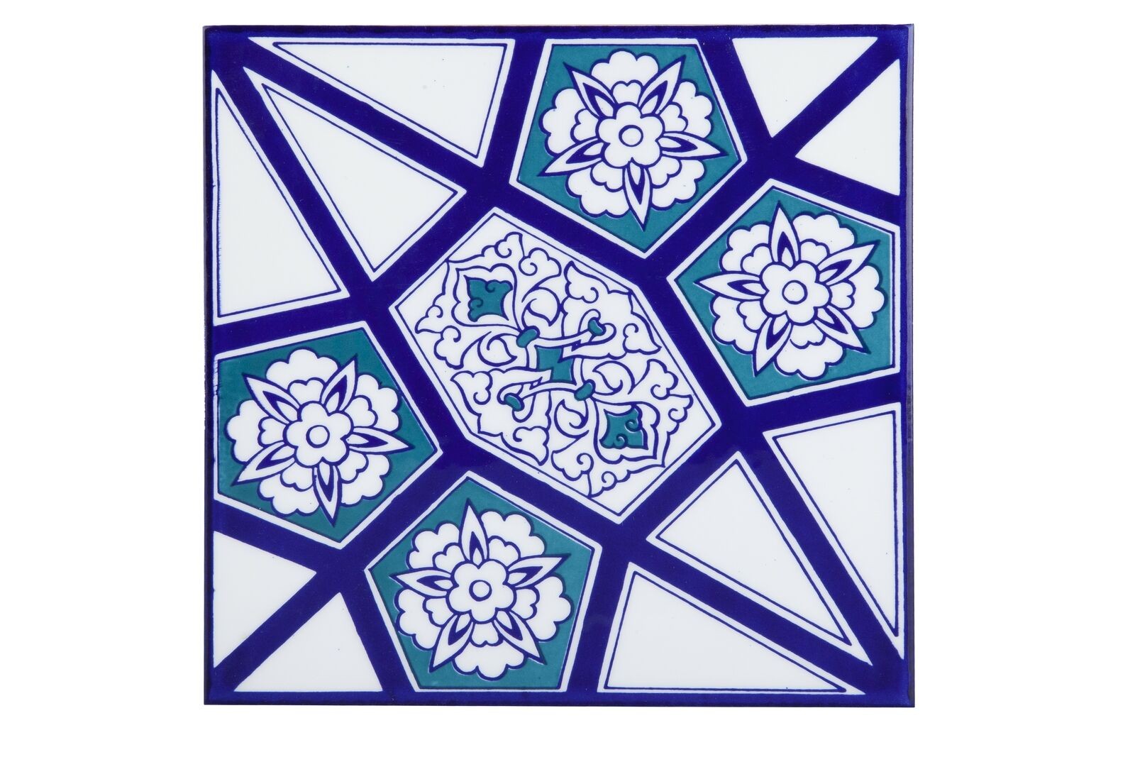 Wall Tiles Bathroom Tiles With Geometric Pattern 20x20cm 12 Pieces – Levent