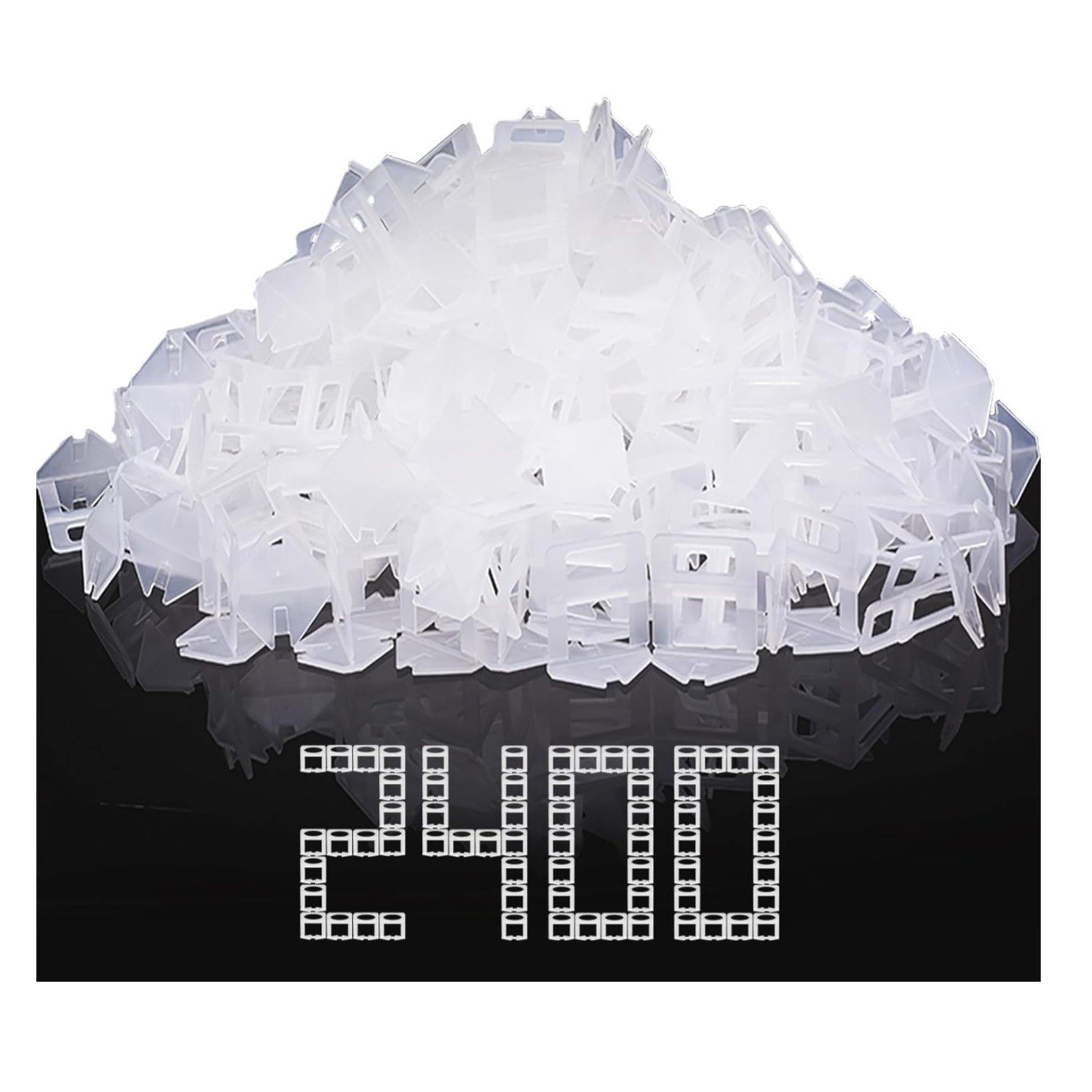 2400 pcs Tile Leveling System Clips – Effortless DIY & Professional Installation