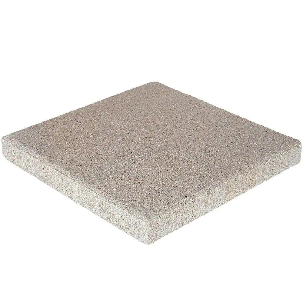 16 in. x 16 in. x 1.77 in. Pewter Square Concrete Step Stone NEW