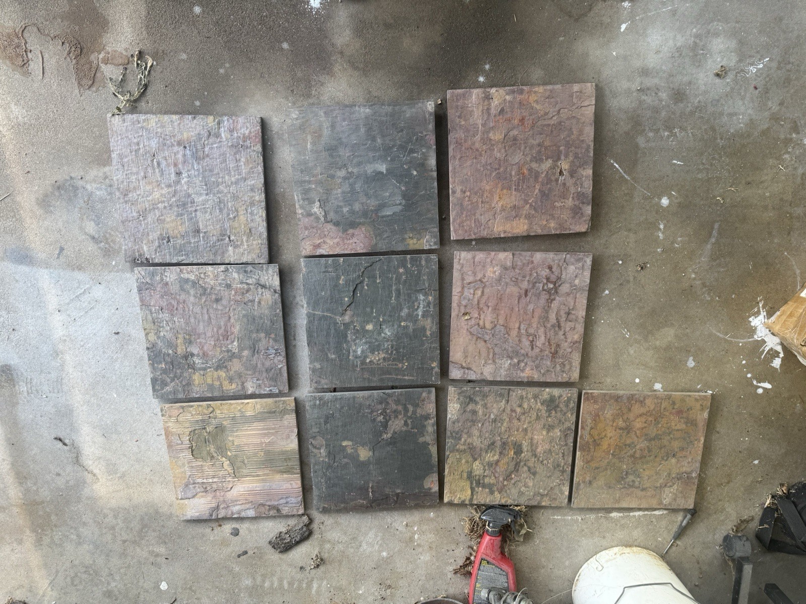 Discontinued Indian slate tile J. /3H-01 131691 10 peices