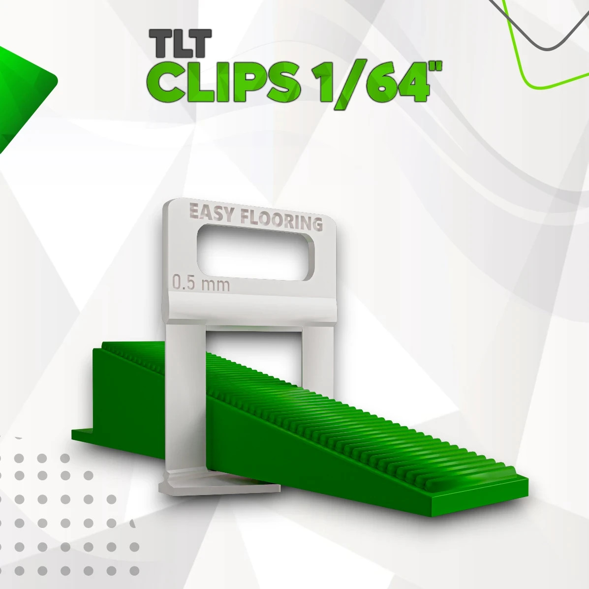 Ultra-Thin Tile Leveling System Clips 1/64″ (0.5 mm)