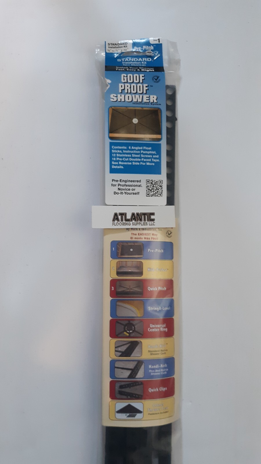 Pre-Pitch Standard Installation Kit PPK/STD-201 Goof Proof Shower Pan