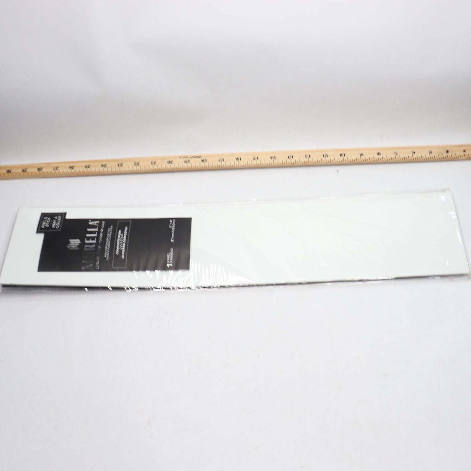 Murella Peel and Stick Backsplash Tile SPC White Plank 5 x 24