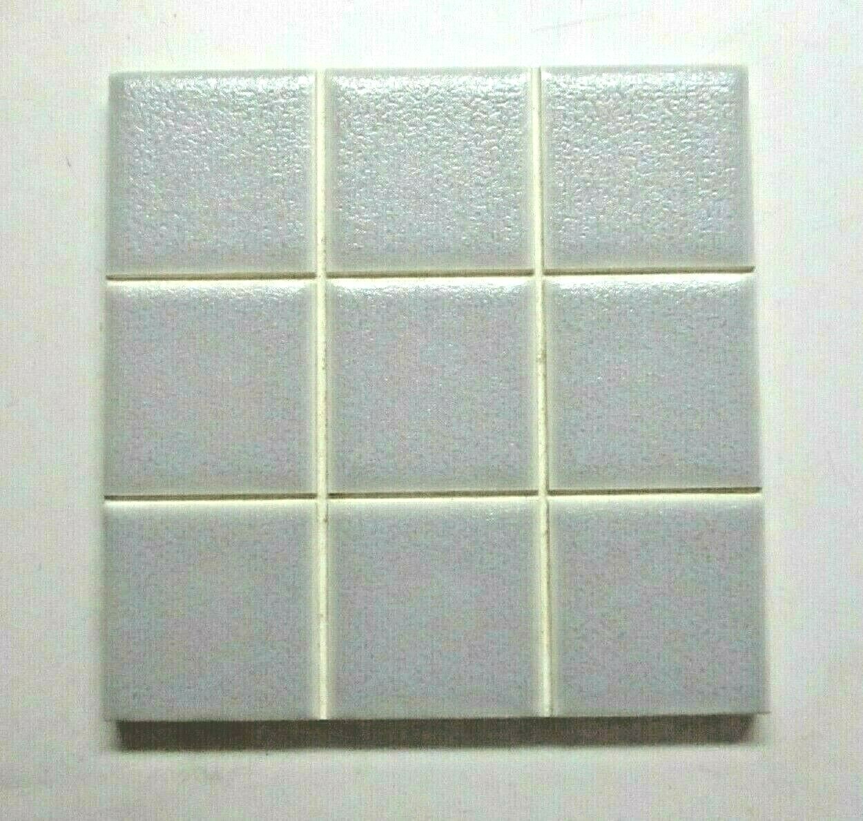 1 Scored Wall Tile AO American Olean US 1960 Ceramic 4-1/4″ Gray Crystalline MCM