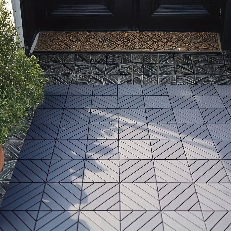 Interlocking Deck Tiles – 44 Packs of 12″ X 12″ Terrace Tiles
