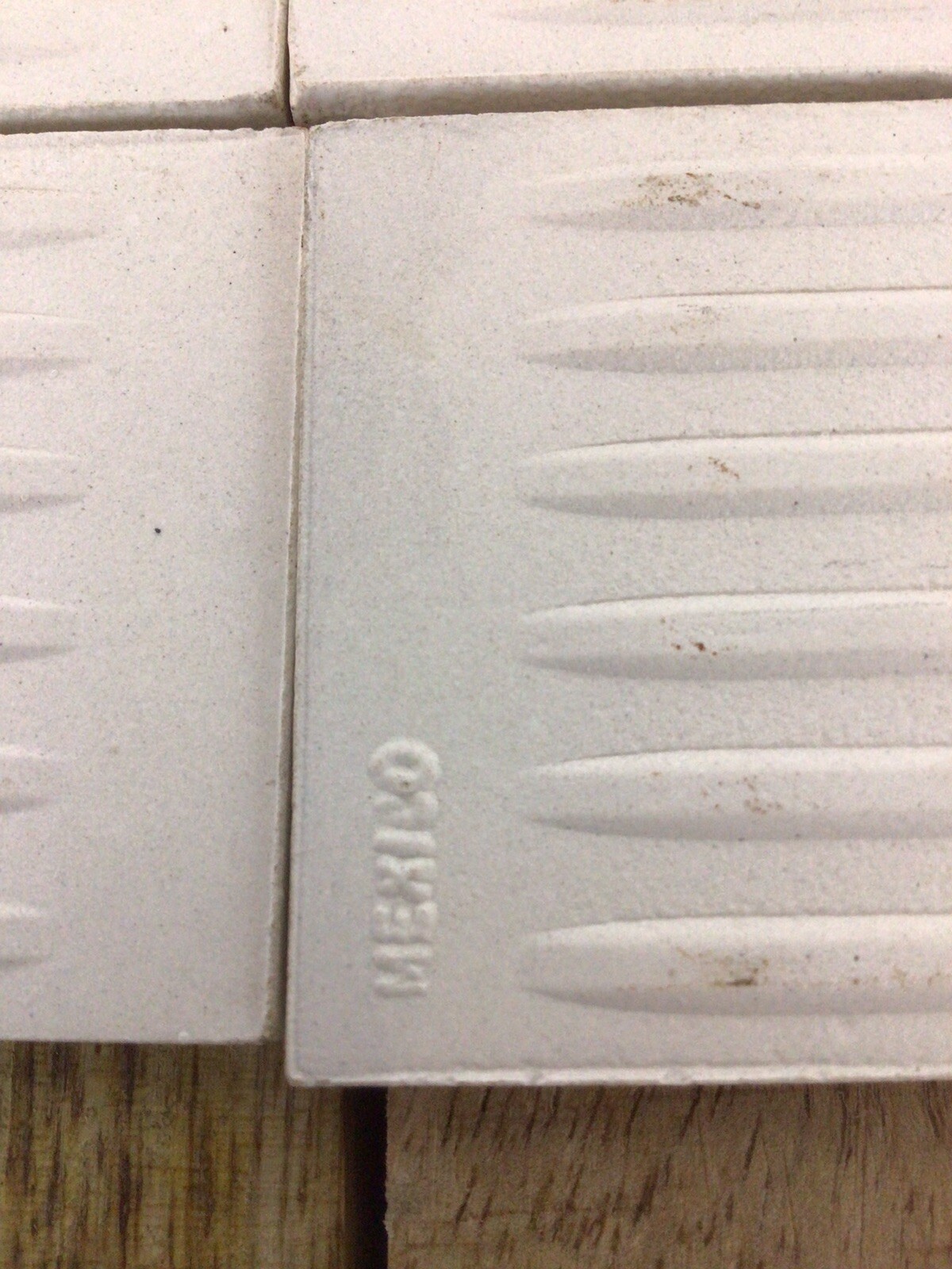 White Field Accent Wall Tile Potted Herbs Rosemary Chives Sage Set of 8
