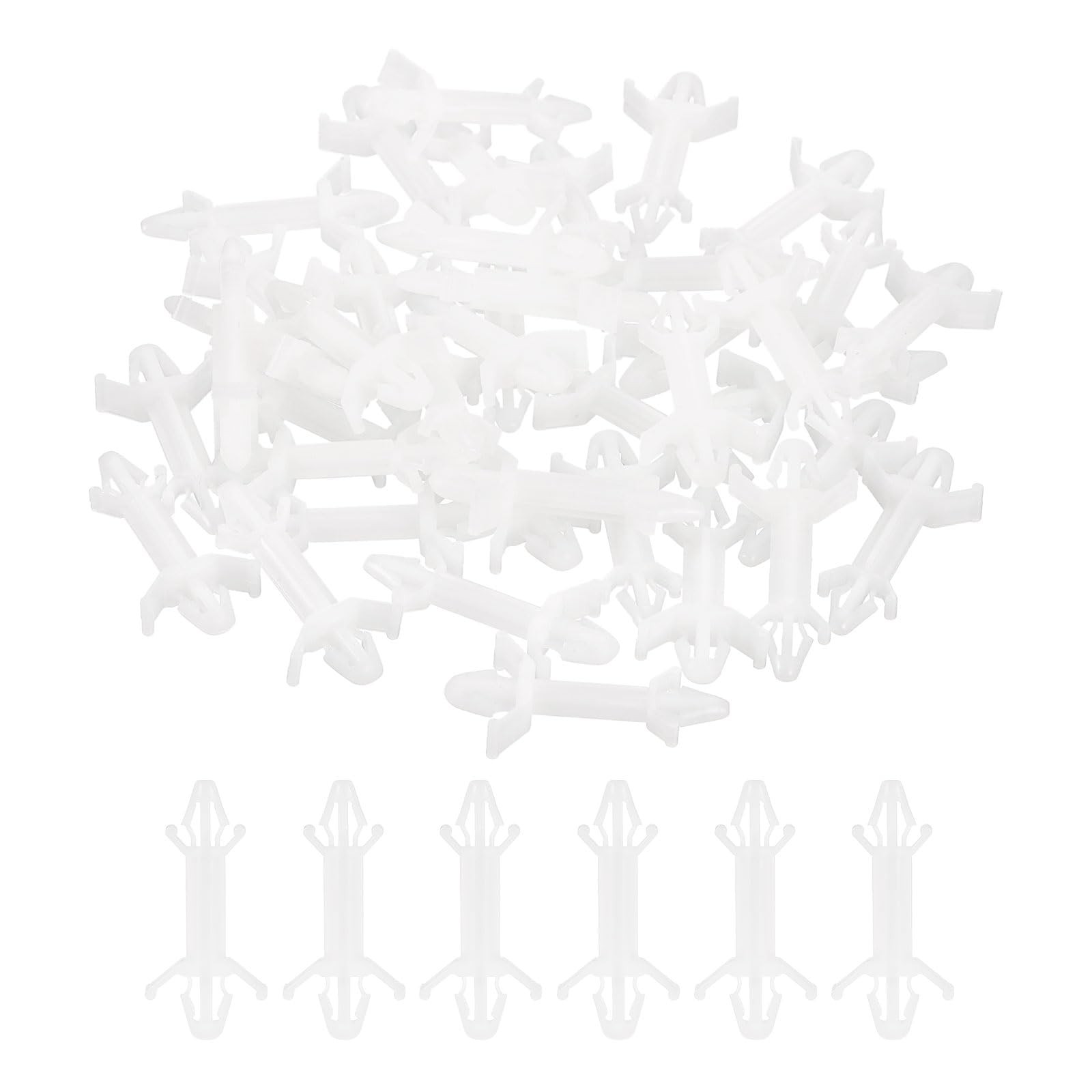 PATIKIL 120PCS PCB Board Isolation Column, Nylon Reverse Locking 16mm /0.63″
