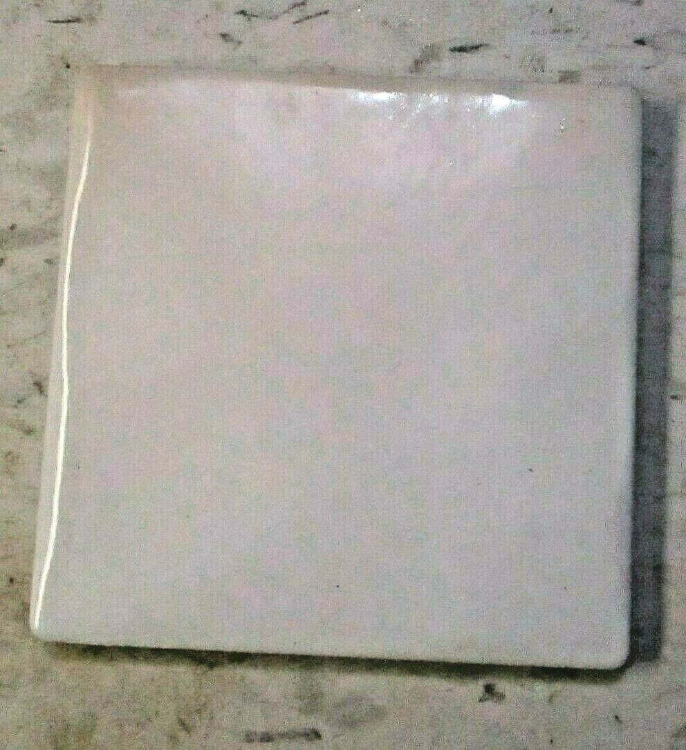 1 Floor Tile Italy Dimpled 4-1/8″ Porcelain Satin Beige w/ Color Variations MCM