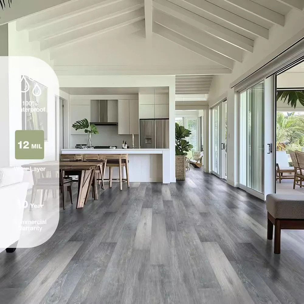 Lake Annette Oak 12 MIL X 7 In. W X 48 In. L Click Lock Waterproof Luxury Vinyl