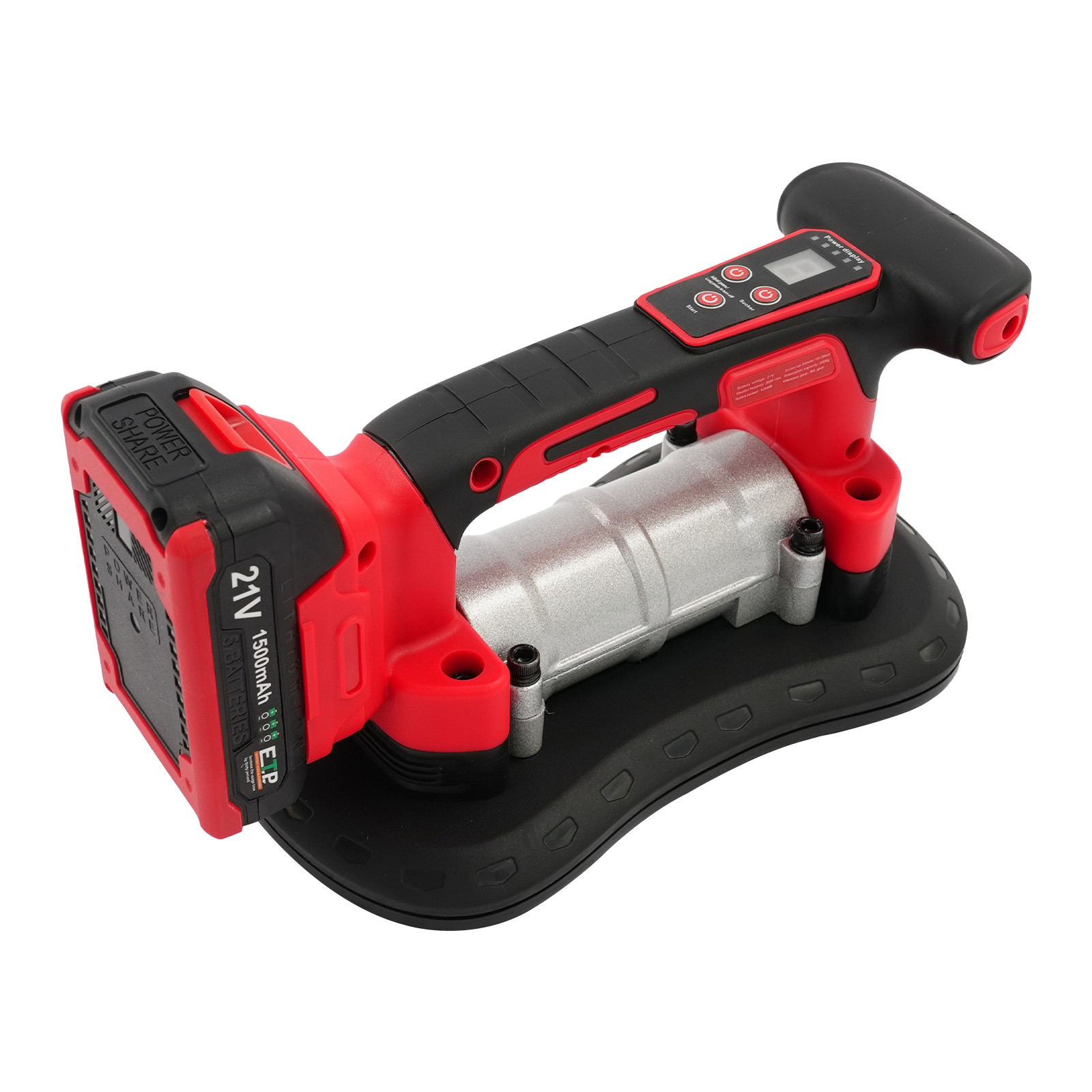 2-in-1 Tile Vibrating Machine Tile Vibrator with Suction Cup for 60-300cm Tiles