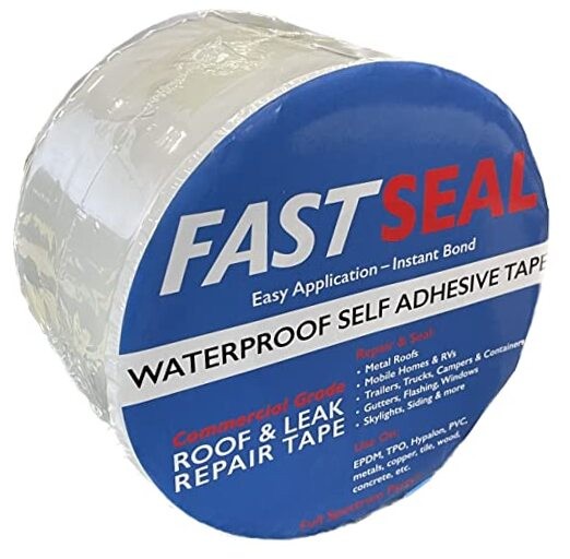 RV Roof Tape, 4″ x 50′ White, RV Sealant Tape for Camper Roof Repair, Trailer