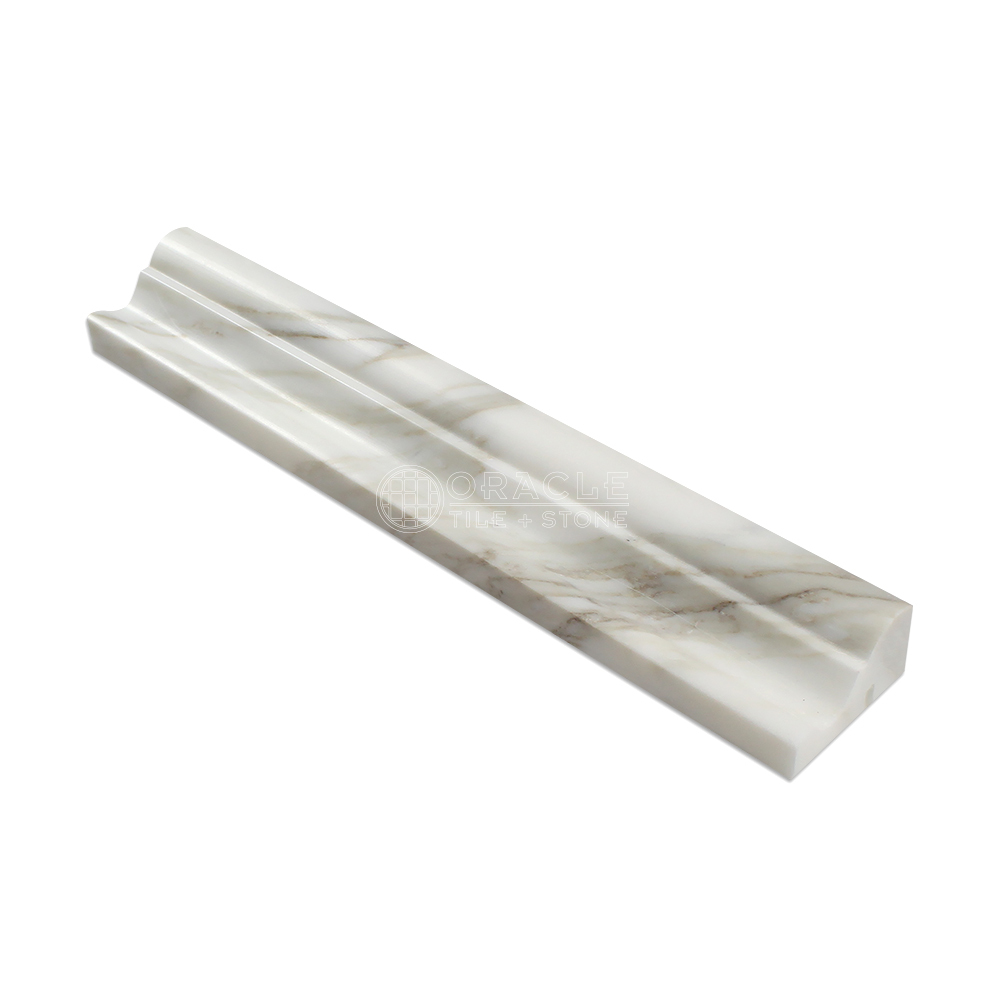 Calacatta Gold (Italian Calcutta) Marble Crown Mercer Trim Molding