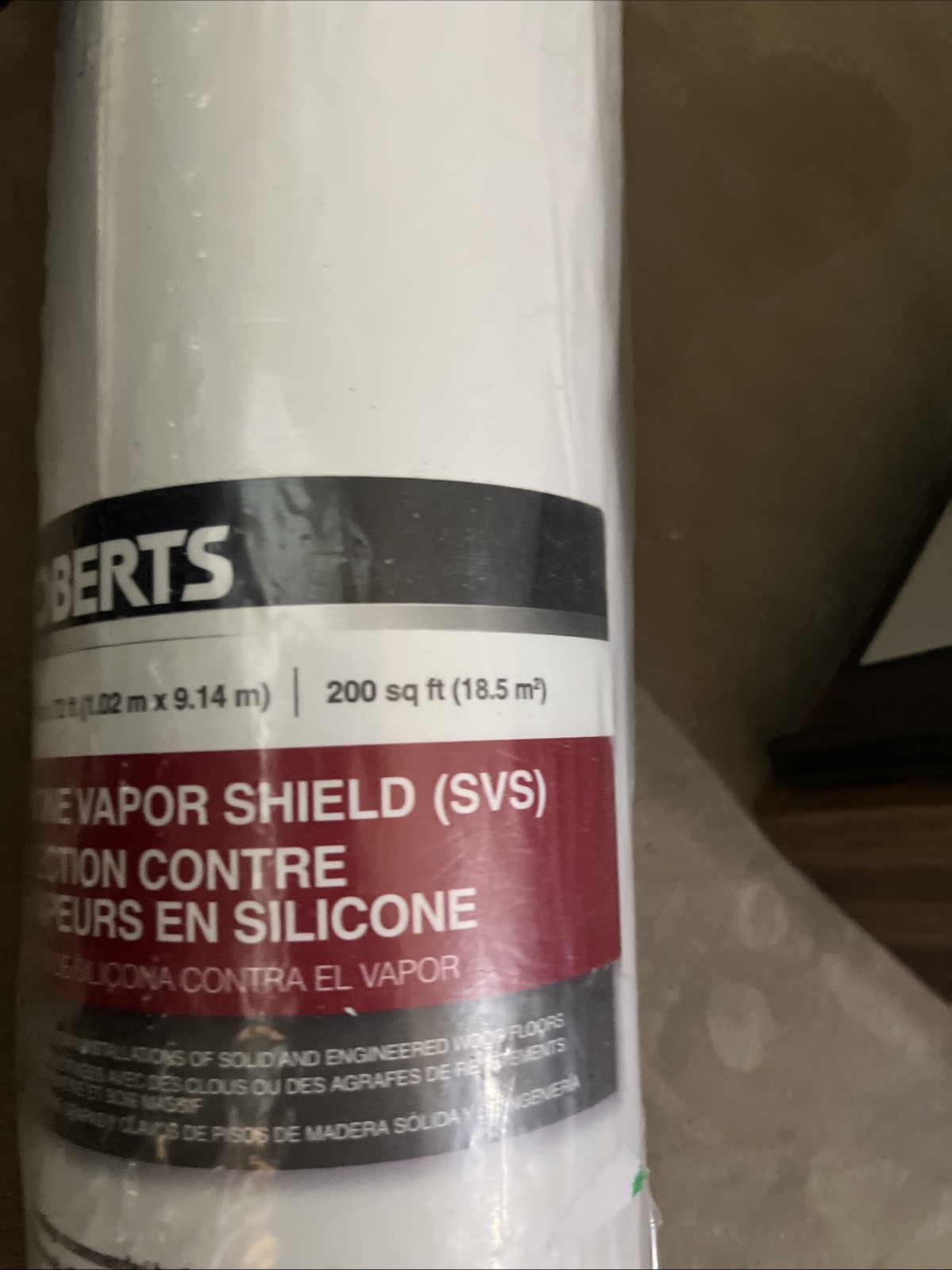 Roberts Silicone Moisture Barrier 70-198 – 31.5″ x 76.25′ – 200 sq. ft. ROLL