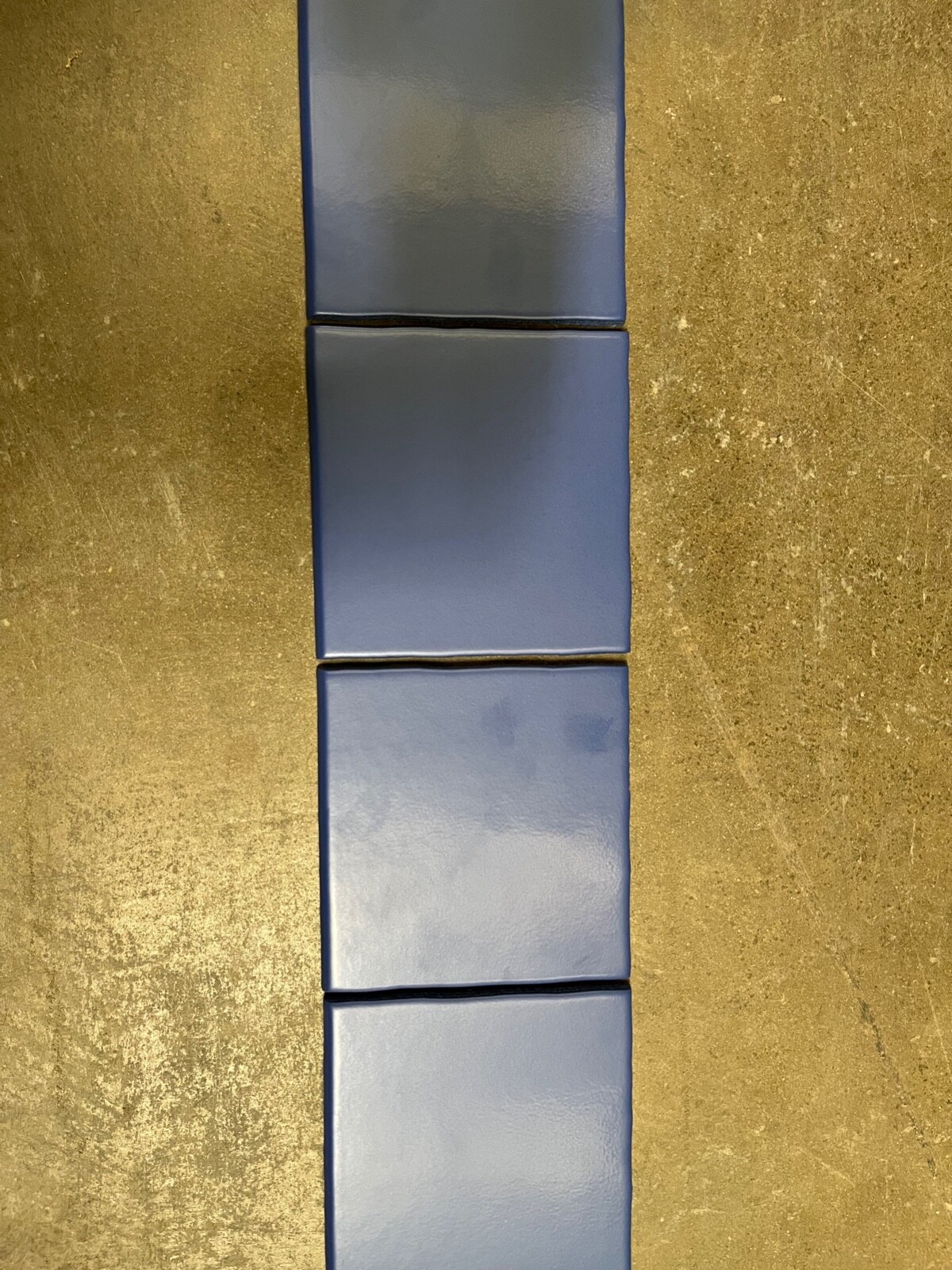 Blue Matte Trim Wall Tile 5 7/8″ x 5 7/8″ 10 Linear Feet Remodel CeramicC#375