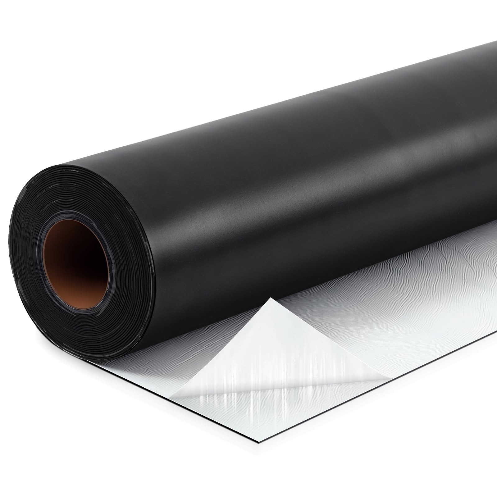 Self-Adhesive EPDM Rubber Roofing Membrane 39″x10ft, Waterproof Underlayment, 47
