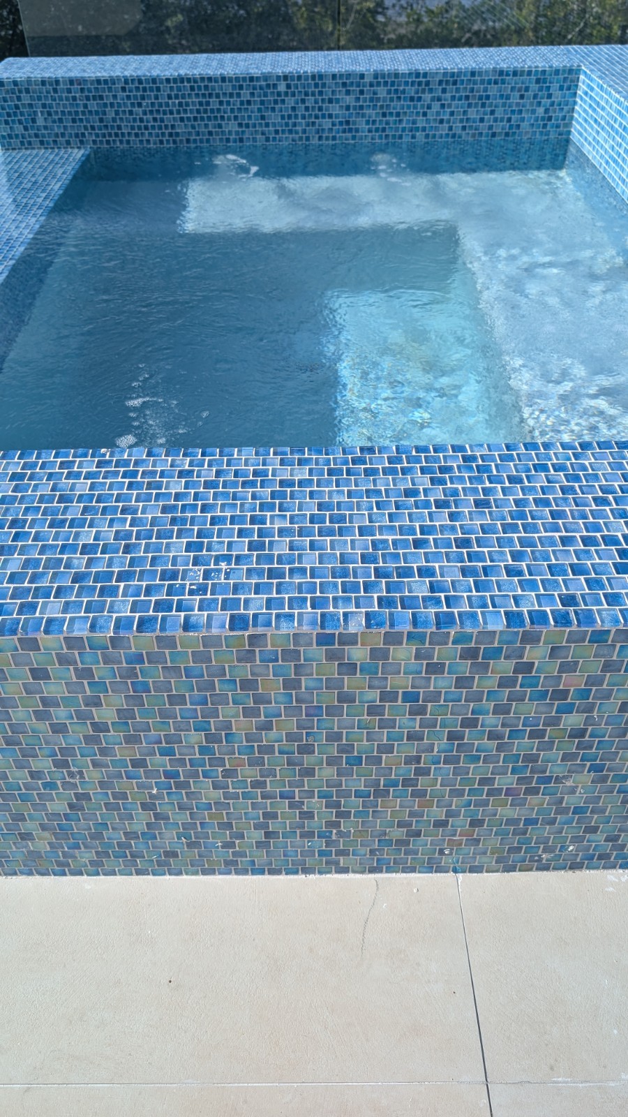 Blue Glass Tile Backsplash 12 X 12 For Pool And Bathroom Mosaic