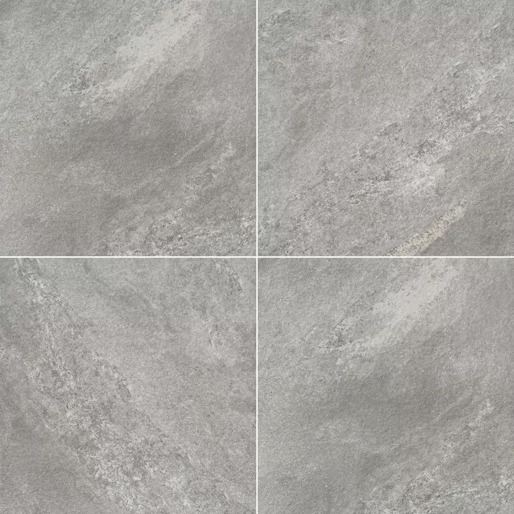 Quarzo Gray 24 In. X 24 In. X 0.79 In. Matte Porcelain Paver Tile (8 Sq. Ft. / C